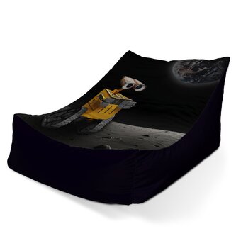 Dětský sedací vak Lounge Wall-E robot Měsíc: 80 x 95 x 50 cm