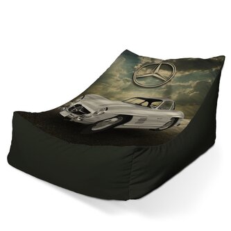 Dětský sedací vak Lounge Mercedes-Benz 300 SL Na silnici: 80 x 95 x 50 cm