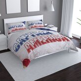 Povlečení Kapitán Amerika Vlajka: 140x200 / 90x70