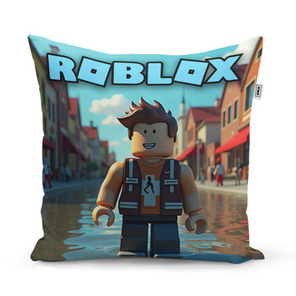 Polštář ROBLOX Město: 40x40 cm