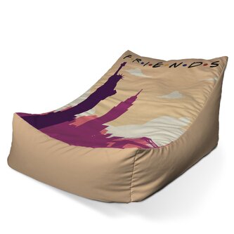 Dětský sedací vak Lounge Seriál Přátelé FRIENDS Socha Svobody: 80 x 95 x 50 cm