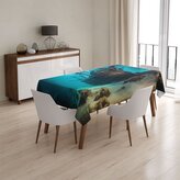 Ubrus Vrak dřevěné lodi na dně moře: 130x170 cm