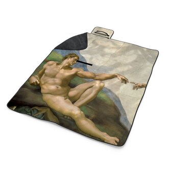 Plážová deka Stvoření Adama - Michelangelo Buonarroti: 200x140 cm Plážová deka Stvoření Adama - Michelangelo Buonarroti: 200x140 cm
