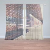 Záclony Metro v barevné stanici: 2ks 150x250cm