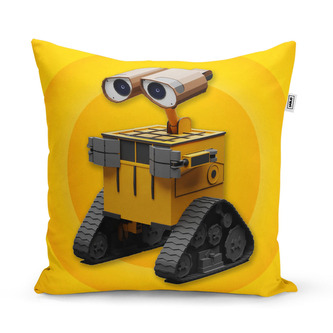 Polštář Wall-E robot Žlutý: 60x60 cm