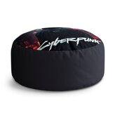 Taburet Circle Cyberpunk 2077 Pohled do města: 38x48 cm