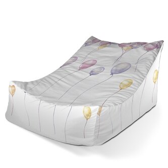 Dětský sedací vak Lounge Pastelová oslava: 80 x 95 x 50 cm