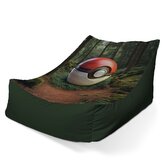Sedací vak Lounge Pokemon ball Les: 120 x 100 x 80 cm