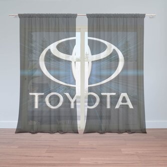 Záclony Toyota Blue Glow: 2ks 150x250cm Záclony Toyota Blue Glow: 2ks 150x250cm