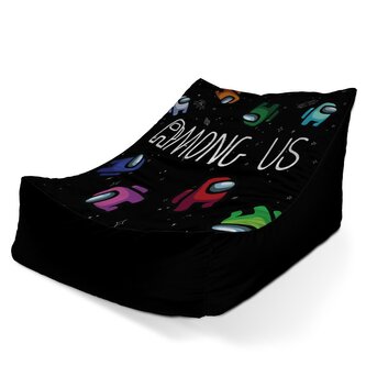 Dětský sedací vak Lounge AMONG US Levitující ve vesmíru: 80 x 95 x 50 cm