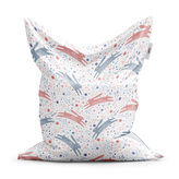 Sedací vak Folklórní zajíčci: 150x100 cm