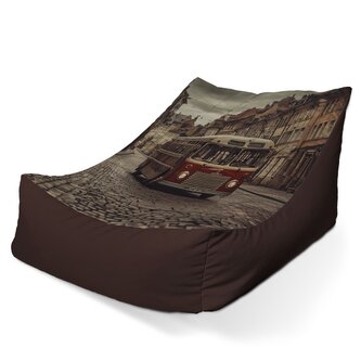 Sedací vak Lounge Historický autobus: 120 x 100 x 80 cm