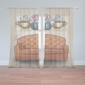 Záclony Seriál přátelé CENTRAL PERK Gauč: 2ks 150x250cm Záclony Seriál přátelé CENTRAL PERK Gauč: 2ks 150x250cm