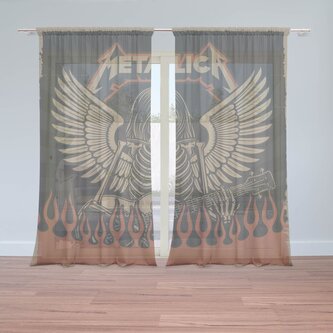 Záclony METALLICA Padlý anděl: 2ks 150x250cm Záclony METALLICA Padlý anděl: 2ks 150x250cm