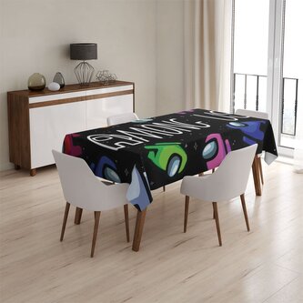 Ubrus AMONG US Levitující ve vesmíru: 90x90 cm