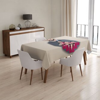 Ubrus Money heist Profesor a jeho tým Béžová: 90x90 cm