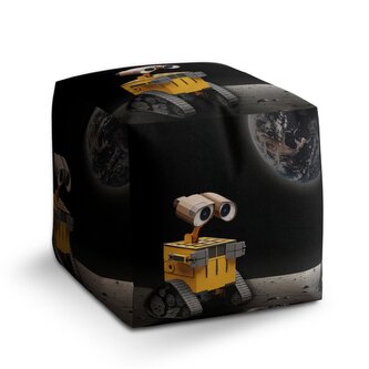 Taburet Cube Wall-E robot Měsíc: 40x40x40 cm Taburet Cube Wall-E robot Měsíc: 40x40x40 cm