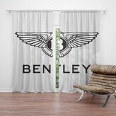 Závěs Bentley na bílé: 2ks 140x250cm