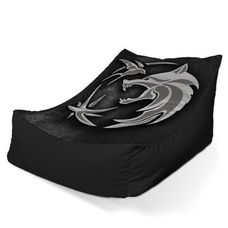 Dětský sedací vak Lounge Zaklínač Šedý abstrakt: 80 x 95 x 50 cm