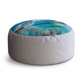 Taburet Circle Luxusní výletní loď v tropickém ráji: 38x48 cm