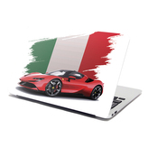 Samolepka na notebook Ferrari Italská vlajka: 38x26 cm