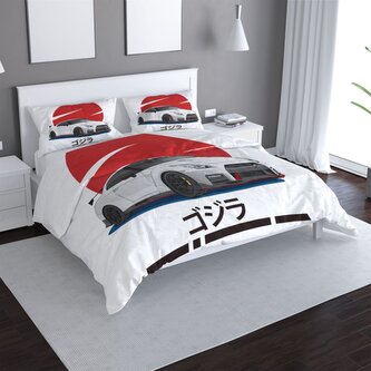 Povlečení Nissan GTR 35 Japonské slunce: 140x220 / 90x70 Povlečení Nissan GTR 35 Japonské slunce: 140x220 / 90x70