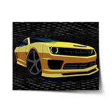 Plakát Chevrolet Camaro Puntíky: 60x40 cm