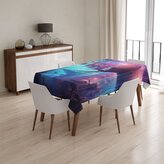 Ubrus Magická plachetnice pod měsícem: 90x90 cm