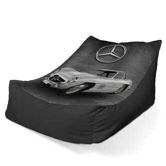 Sedací vak Lounge Mercedes-Benz 300 SL Šedé pozadí: 120 x 100 x 80 cm