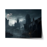 Plakát Zaklínač Hrad: 90x60 cm