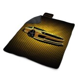 Plážová deka Chevrolet Camaro Žlutá mřížka: 200x140 cm