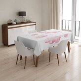 Ubrus Růžové mraky: 90x90 cm