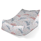 Dětský sedací vak Lounge Folklórní zajíčci: 80 x 95 x 50 cm