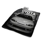 Plážová deka Bílé sportovní auto: 200x140 cm