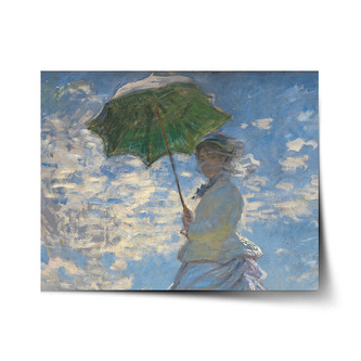 Plakát Dáma se slunečníkem - Claude Monet: 60x40 cm