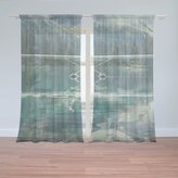 Záclony Hydroplán na horském jezeře: 2ks 150x250cm