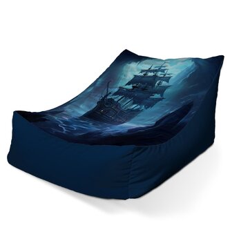 Sedací vak Lounge Plachetnice v průrvě: 120 x 100 x 80 cm