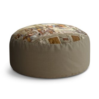 Taburet Circle Athénská škola - Raffael Santi: 38x48 cm