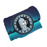 Deka Futurama Bender Čtvrtá dimenze: 150x120 cm