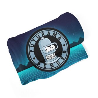 Deka Futurama Bender Čtvrtá dimenze: 150x120 cm