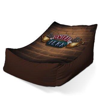 Dětský sedací vak Lounge Seriál přátelé CENTRAL PERK Cihly: 80 x 95 x 50 cm