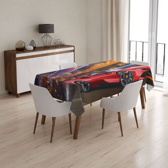 Ubrus Ferrari na ulici: 145x240 cm