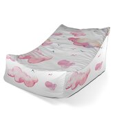 Dětský sedací vak Lounge Růžové mraky: 80 x 95 x 50 cm