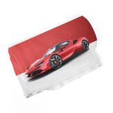 Deka Ferrari na červenobílé: 150x120 cm