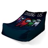 Sedací vak Lounge AMONG US ve vesmíru: 120 x 100 x 80 cm