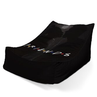 Dětský sedací vak Lounge Seriál přátelé FRIENDS Polibek: 80 x 95 x 50 cm