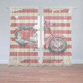 Záclony Jawa panelka Pruhy: 2ks 150x250cm