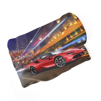 Deka Ferrari na ulici: 150x120 cm Deka Ferrari na ulici: 150x120 cm
