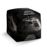 Taburet Cube Star Wars Vesmírná loď: 40x40x40 cm