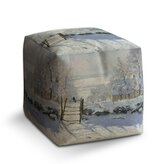 Taburet Cube Straka - Claude Monet: 40x40x40 cm